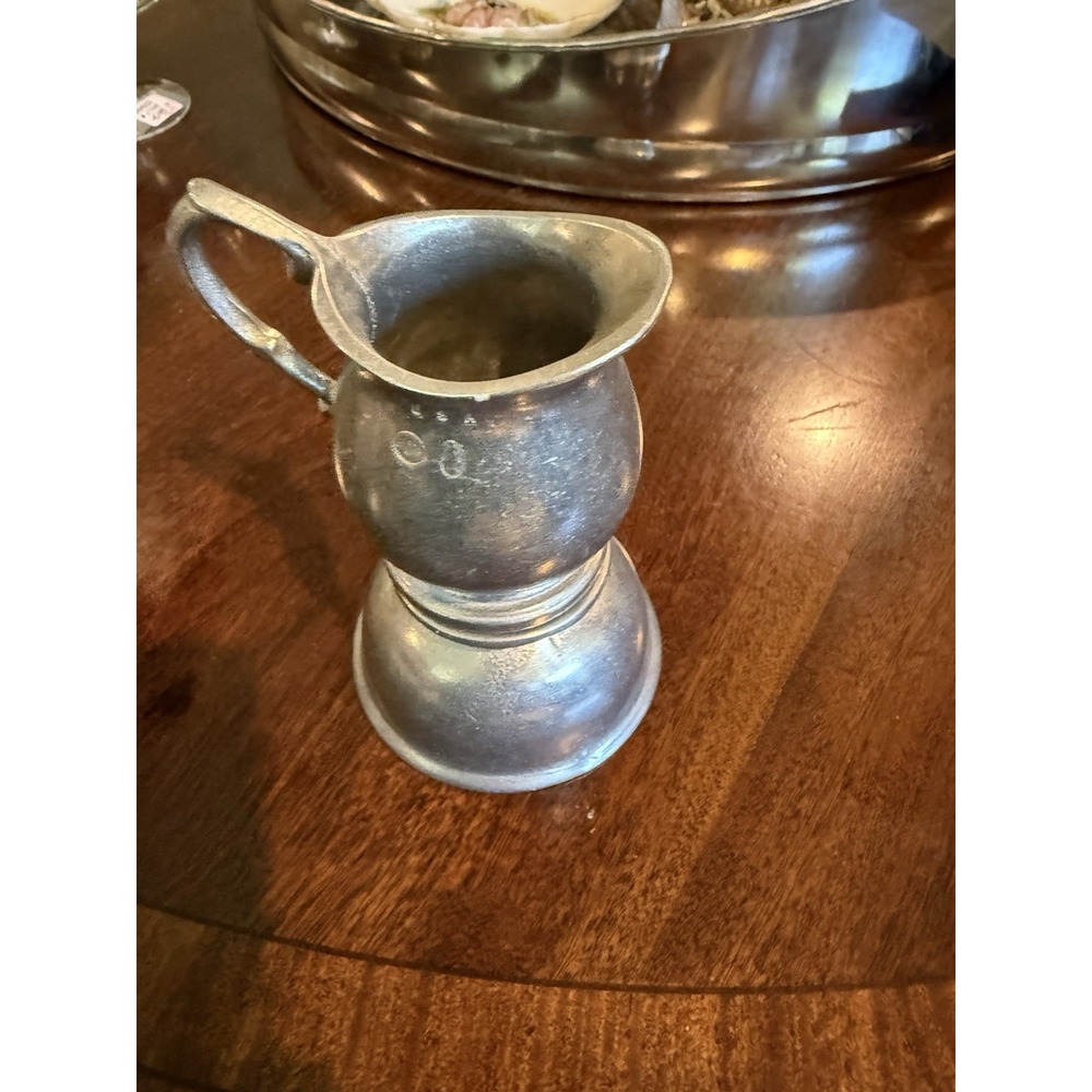 Vintage Royal Wilton Pewter Creamer Milk Jug And Sugar Bowl Set